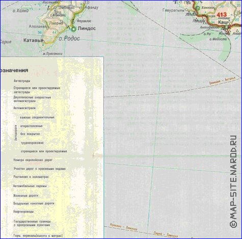 mapa de de estradas Turquia