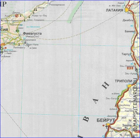 carte de des routes Turquie