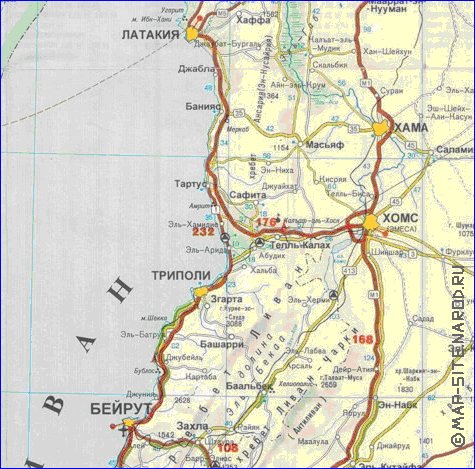 carte de des routes Turquie