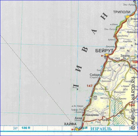 carte de des routes Turquie