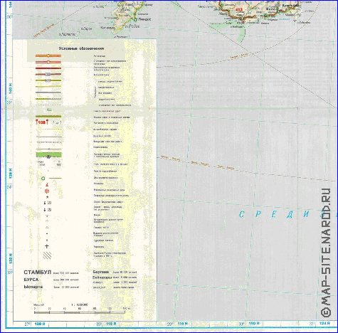 mapa de de estradas Turquia