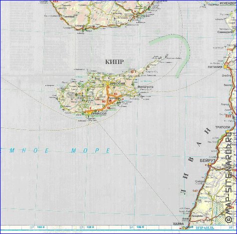 mapa de de estradas Turquia