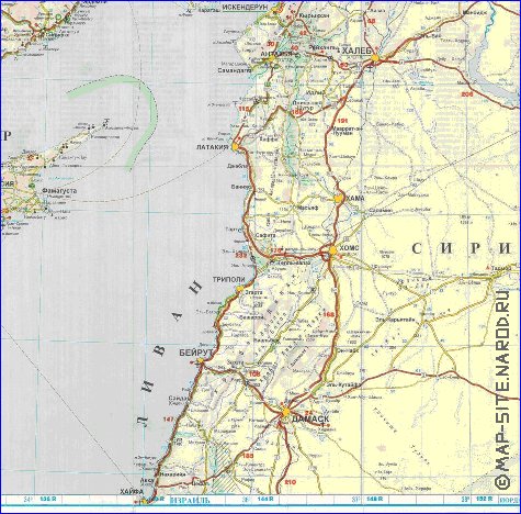 carte de des routes Turquie