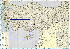 carte de des routes Turquie