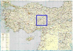 carte de des routes Turquie