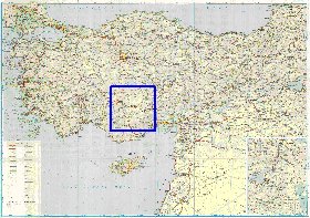 carte de des routes Turquie