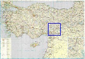 carte de des routes Turquie