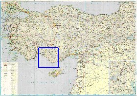 carte de des routes Turquie