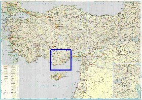 carte de des routes Turquie