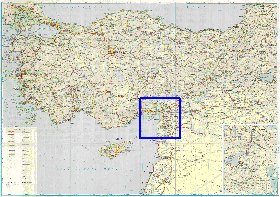 carte de des routes Turquie