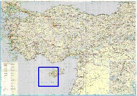 carte de des routes Turquie