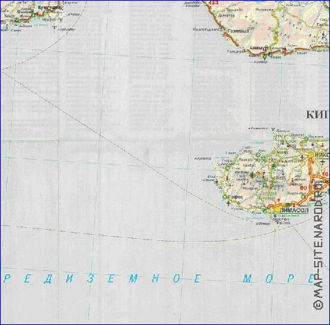 carte de des routes Turquie