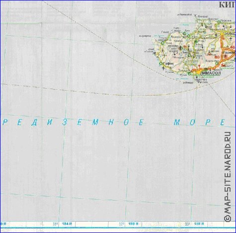 carte de des routes Turquie