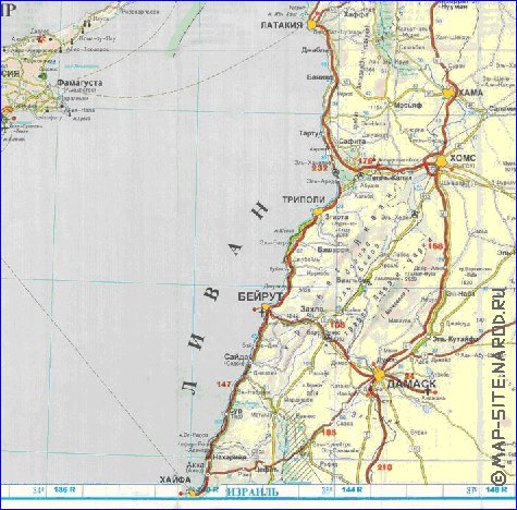 carte de des routes Turquie