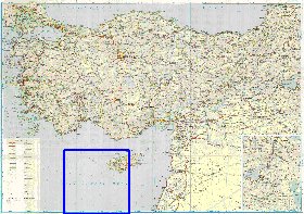 carte de des routes Turquie