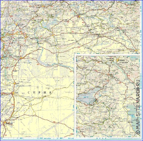 carte de des routes Turquie