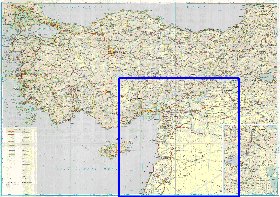 carte de des routes Turquie