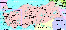 carte de Turquie