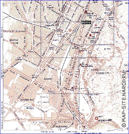 carte de Turin en italien